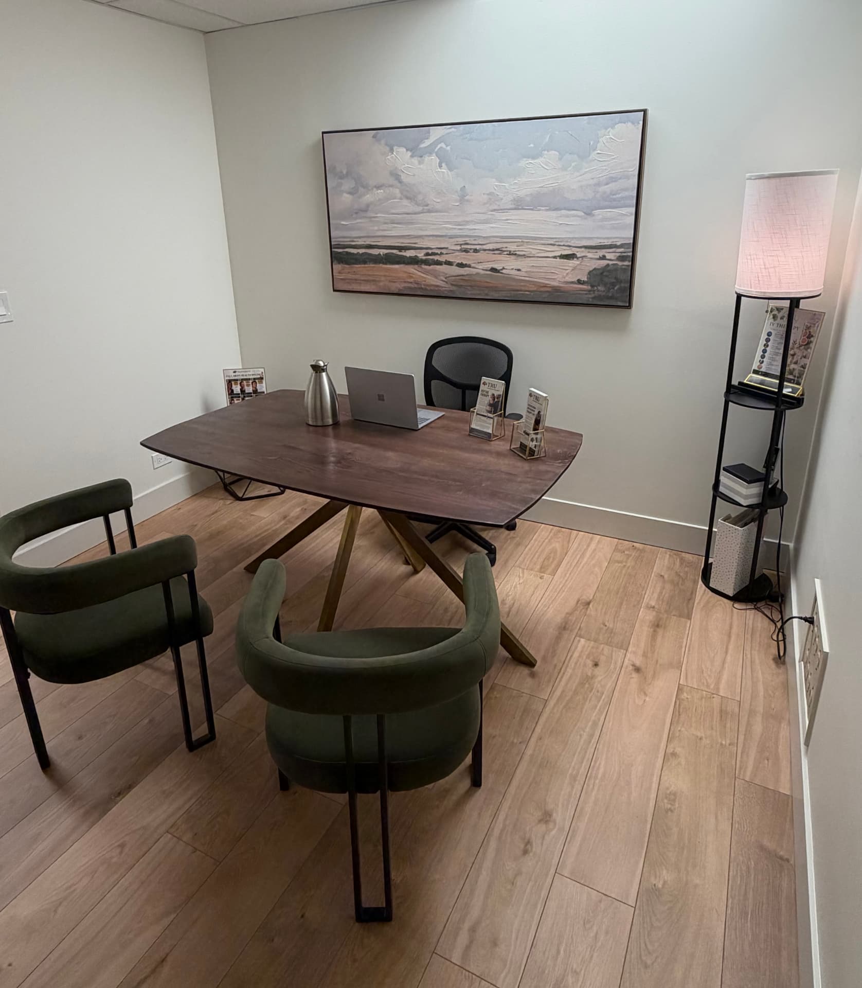 The private consultation room at TRU Integrative Wellness in Downers Grove