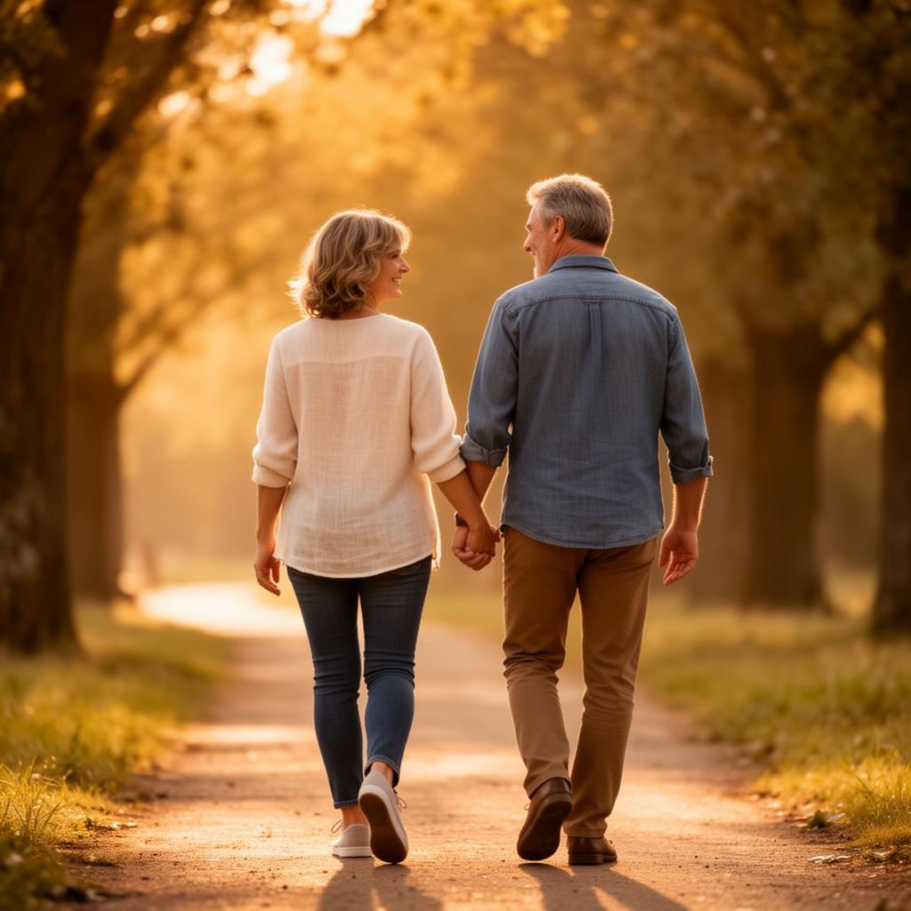 Couple alongside GAINSWave shockwave therapy device